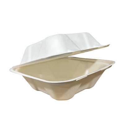 beige rectangular food container