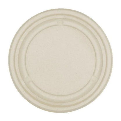 beige round lids with layered rim