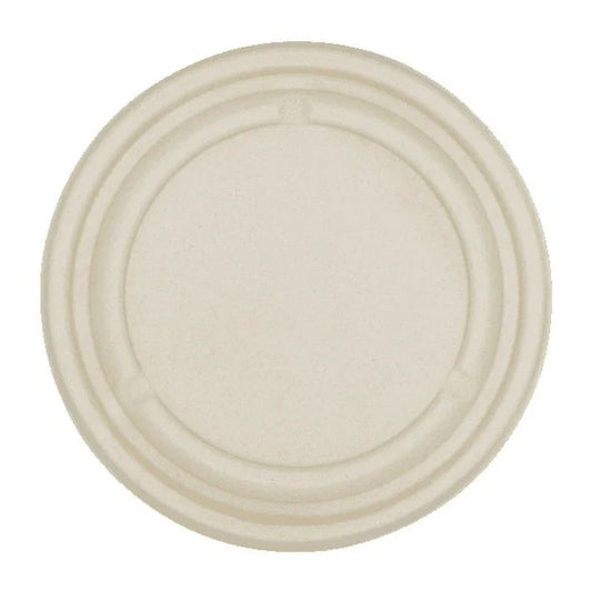 beige round lids with layered rim