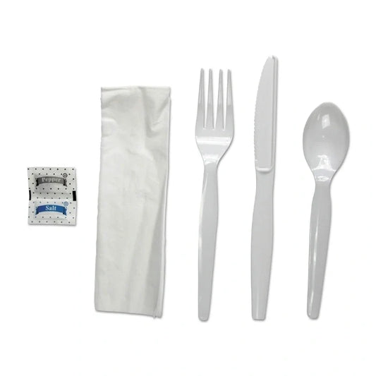 Heavy Duty Plastic Cutlery Kit 6 Piece