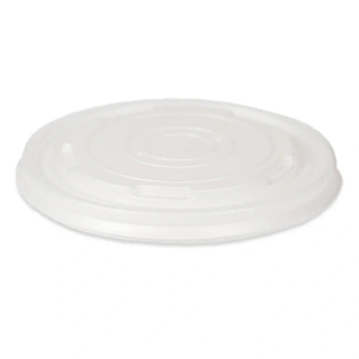 Transparent lid for round paper bowl