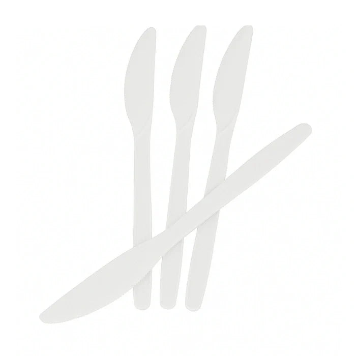 Heavy Duty White Plastic Knife