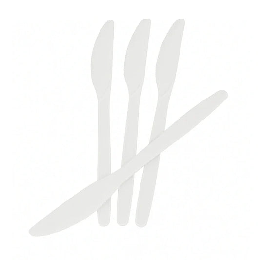 Heavy Duty White Plastic Knife