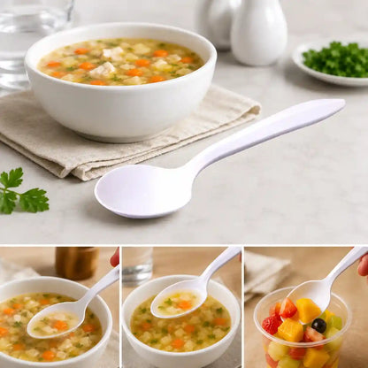 Plastic Soup Spoon
