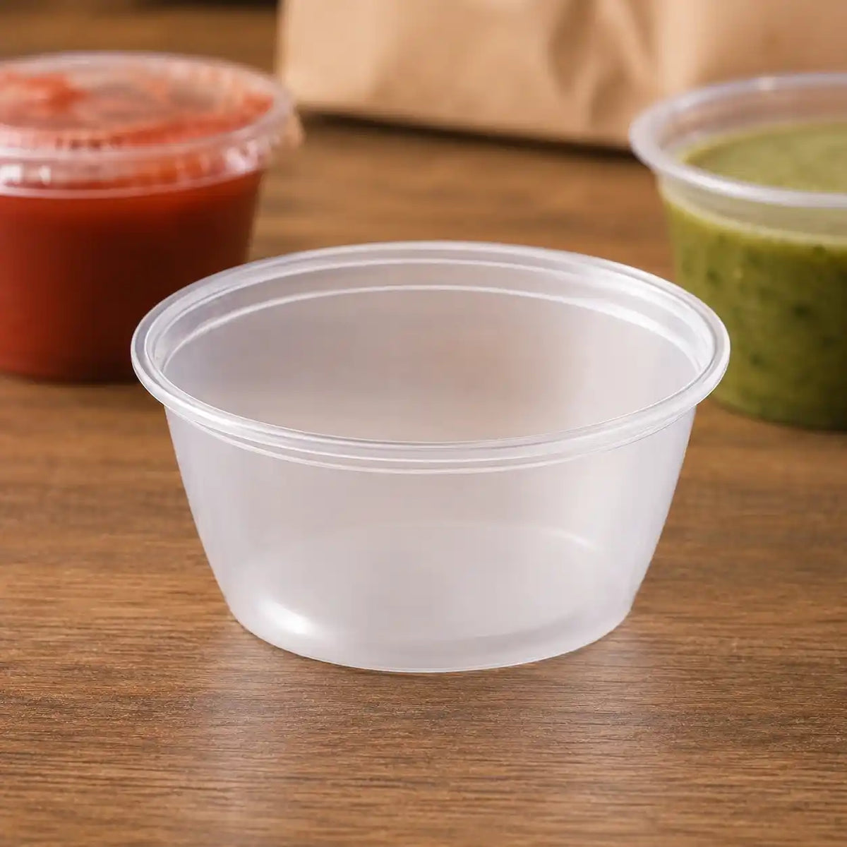 Clear Sauce Cup