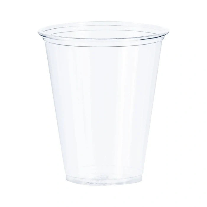 Clear 7 Oz PET Plastic Cups Disposable Round Cold Drink Cups for Juice, Water & Iced Beverages for Events 1000/Case