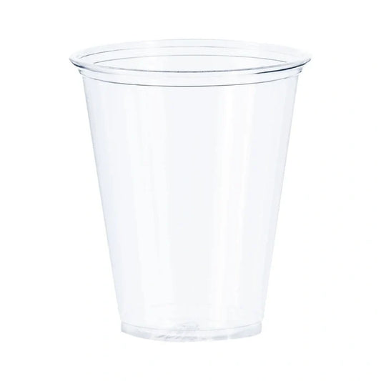 Clear 7 Oz PET Plastic Cups Disposable Round Cold Drink Cups for Juice, Water & Iced Beverages for Events 1000/Case