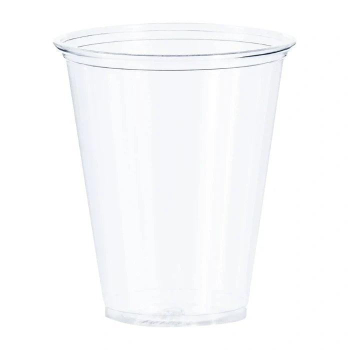 9 Oz Individually Wrapped PET Cups, Clear Disposable PET Drink Cups for Water & Beverages, Single-Use Cups for Hotels, Hospitals & Catering (1000/Case)