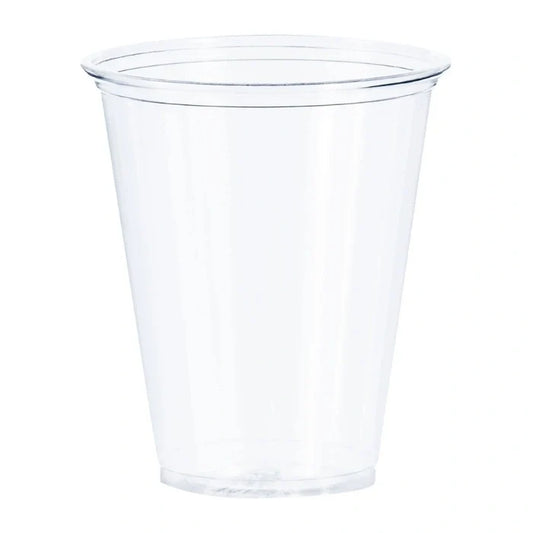 9 Oz Individually Wrapped PET Cups, Clear Disposable PET Drink Cups for Water & Beverages, Single-Use Cups for Hotels, Hospitals & Catering (1000/Case)