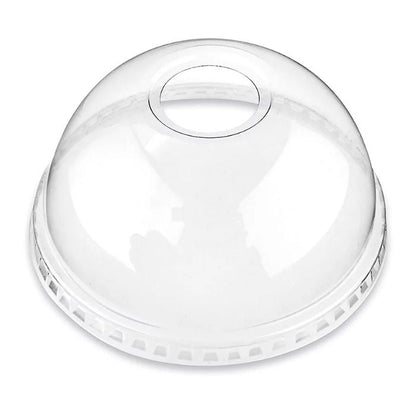Dome Lids for Clear PET Cup 12-24 Oz (98 mm) with Leak-Resistant Design for Milkshakes, Smoothies & Cold Beverages (1000/Case)