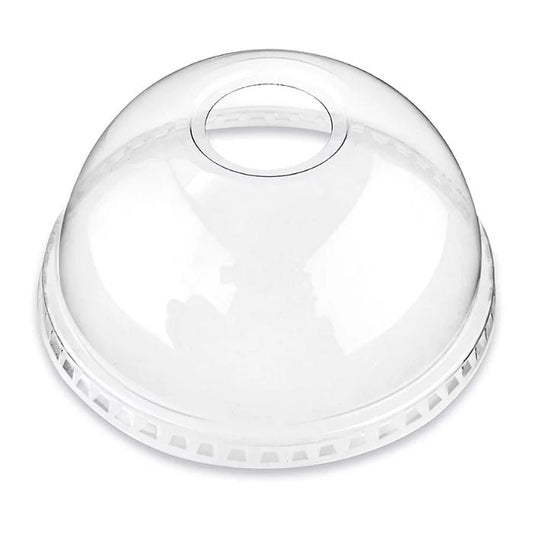 Dome Lids for Clear PET Cup 12-24 Oz (98 mm) with Leak-Resistant Design for Milkshakes, Smoothies & Cold Beverages (1000/Case)
