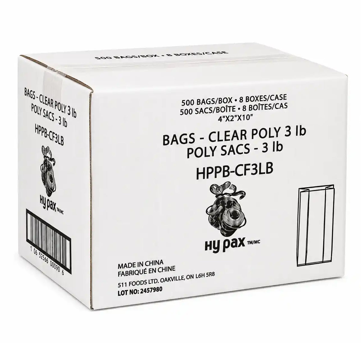 3 lb Poly Bag