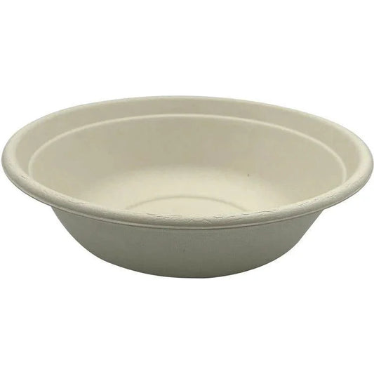 BC8524 24oz Round Bagasse Bowl