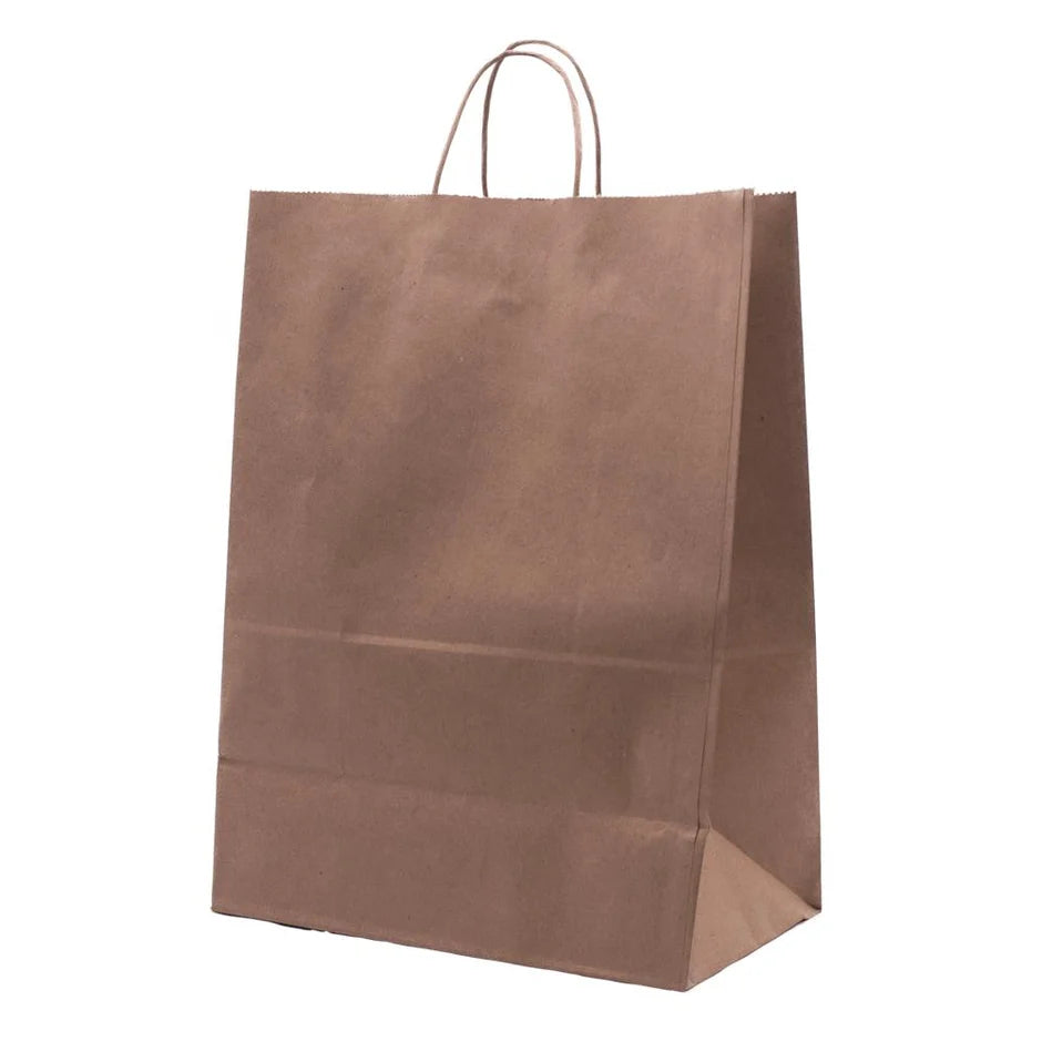 13 X 7 X 13 Paper Twist Handle Bag Kraft
