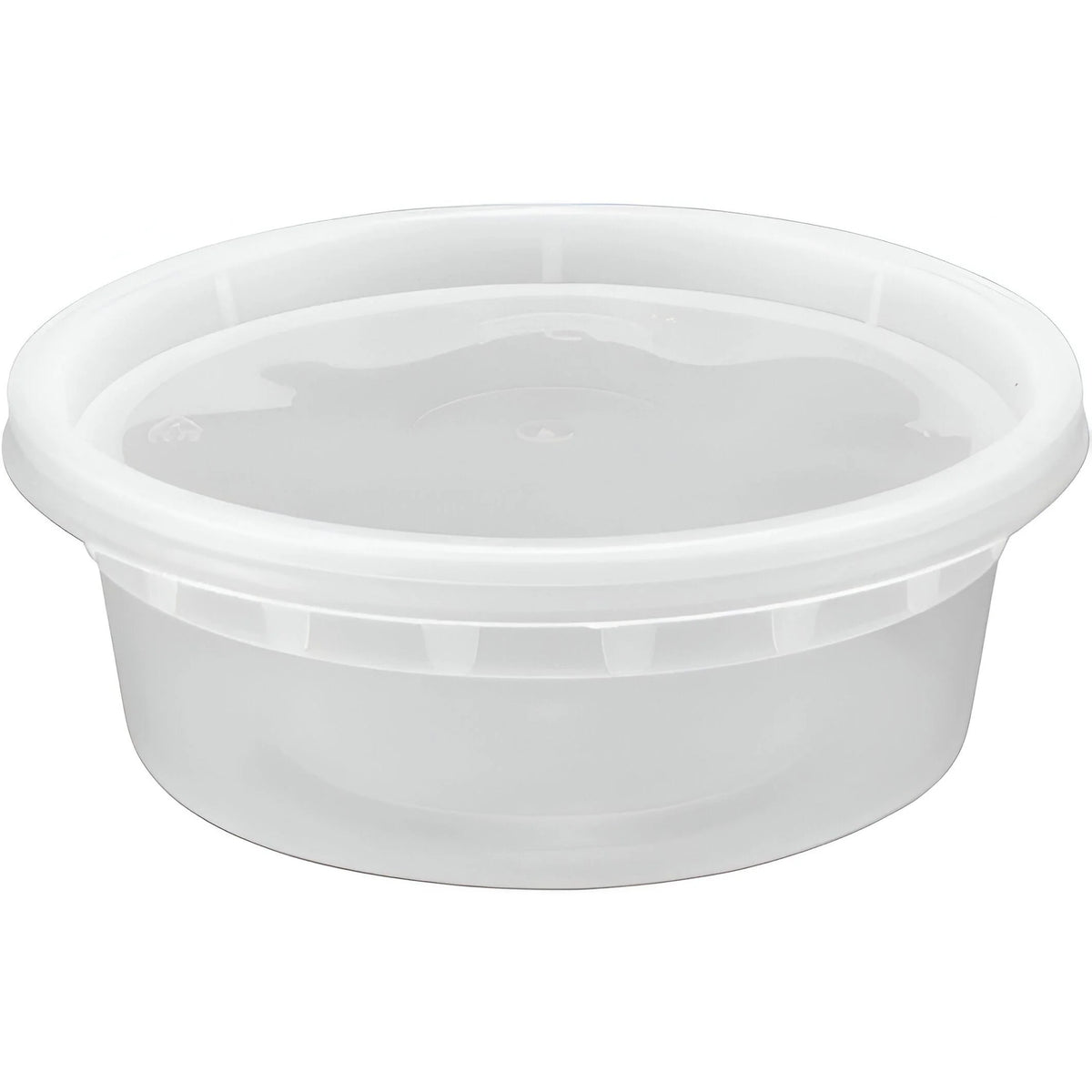 8 Oz Heavy Duty Deli Container Combo, 240/Cs - DI08C