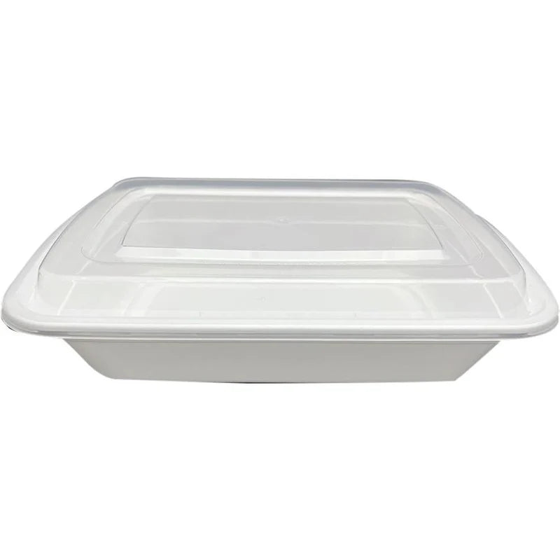 9" Round Cont Combo White 48oz