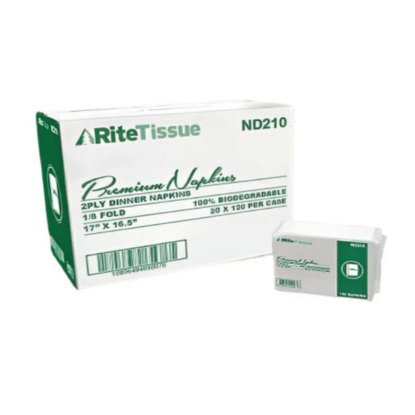ND210 RiteTissue 2ply Dinner Napkin