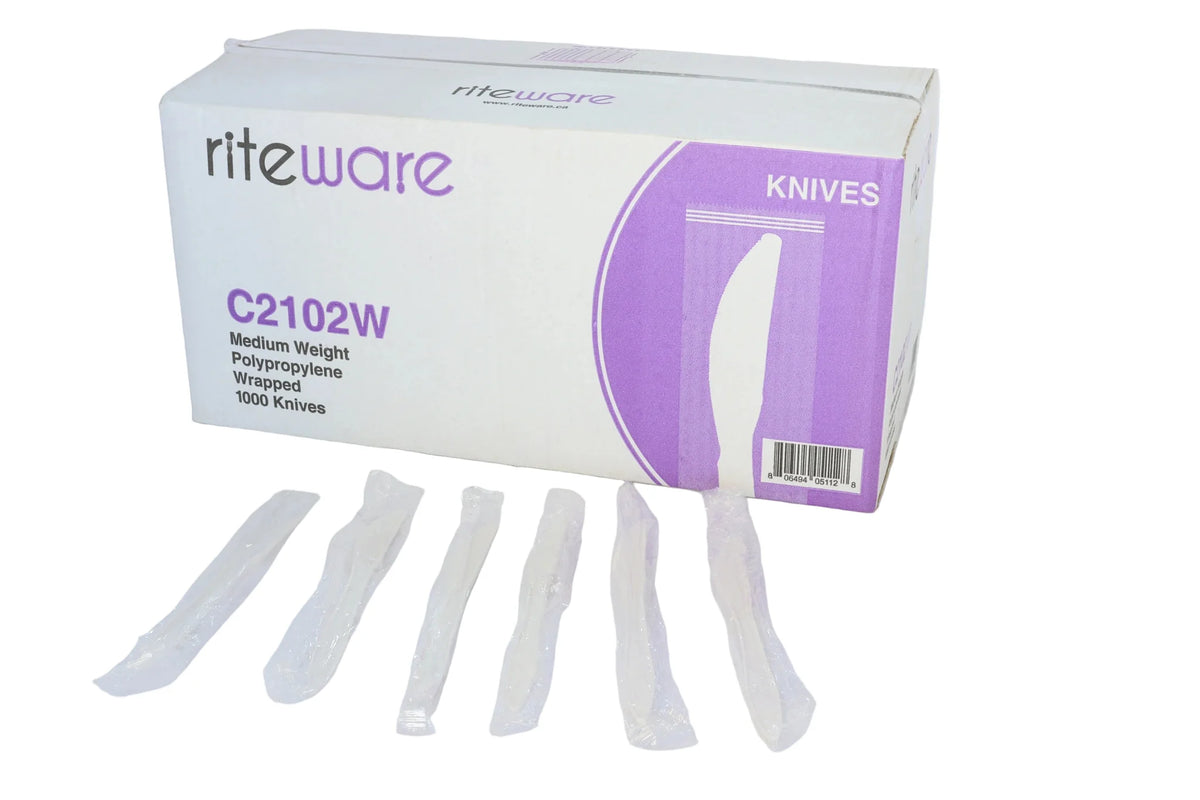 C2102W RiteWare White Knife WRAPPED