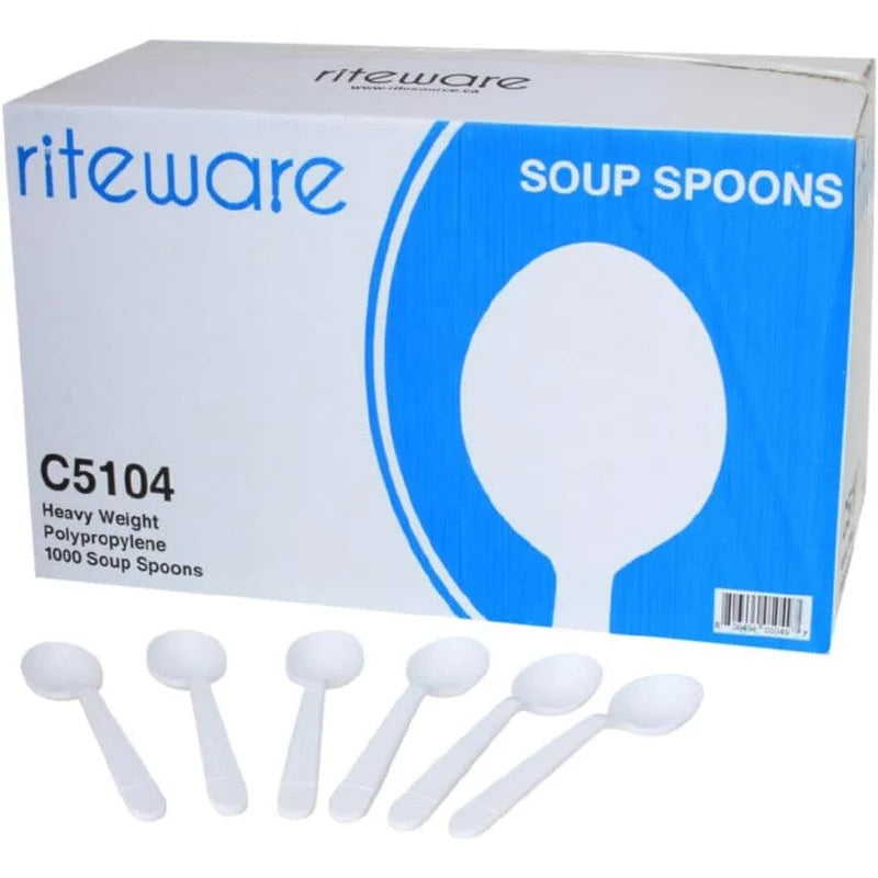 C5104 RiteWare HW PP White Soup Spoons