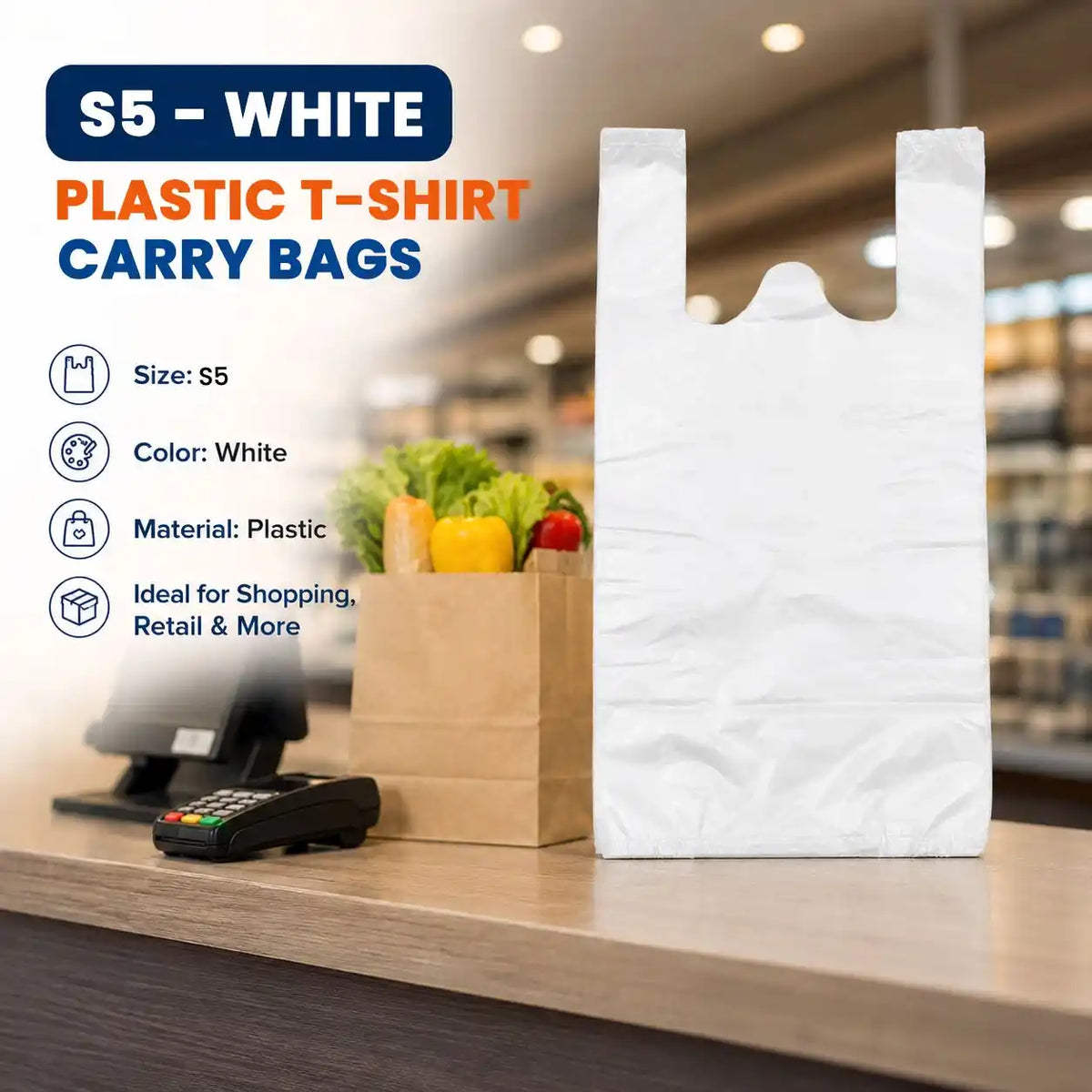 White T Shirt Bag