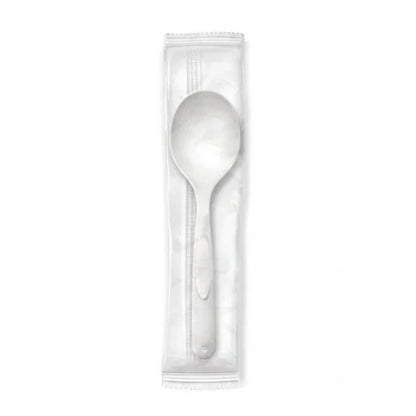 Wrapped Heavy Duty Plastic Tea Spoon