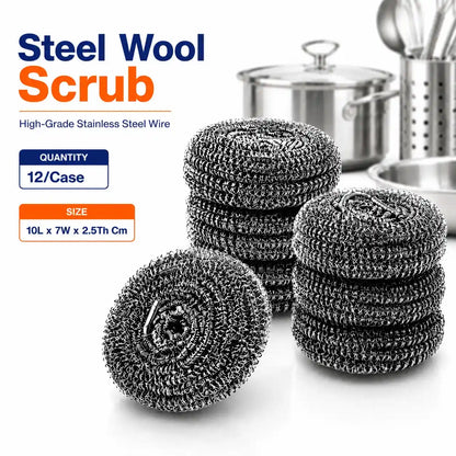 Steel Wool Scrub (12/Case)