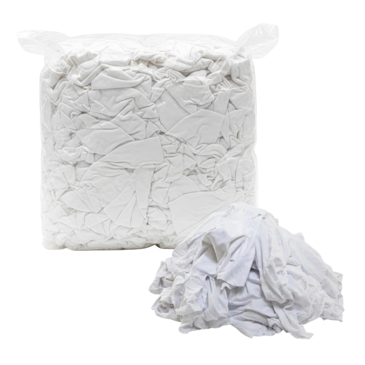White Cotton Wiping Cloth Bag