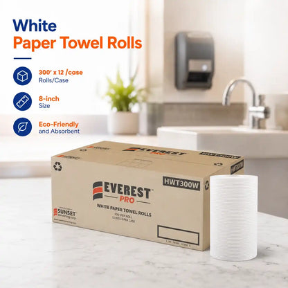 White Paper Roll Towel