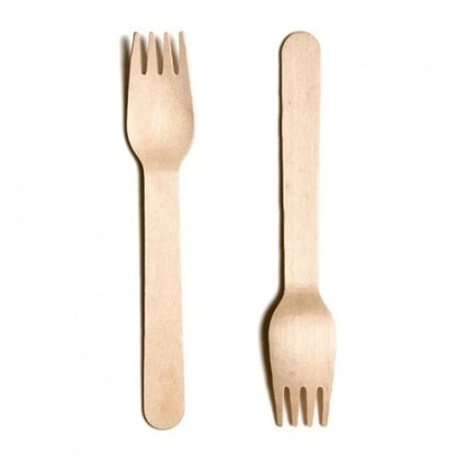 Wooden Fork 6.25 Inch Compostable