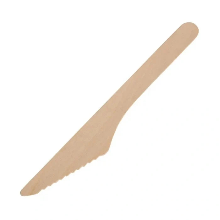 Wooden Knife 6.5 Inch Compostable