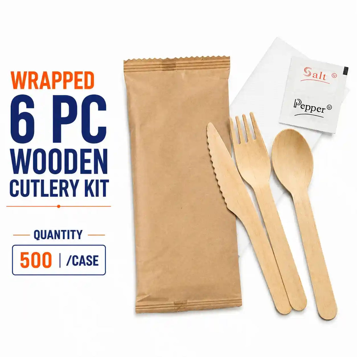 Wooden Cutlery Kit