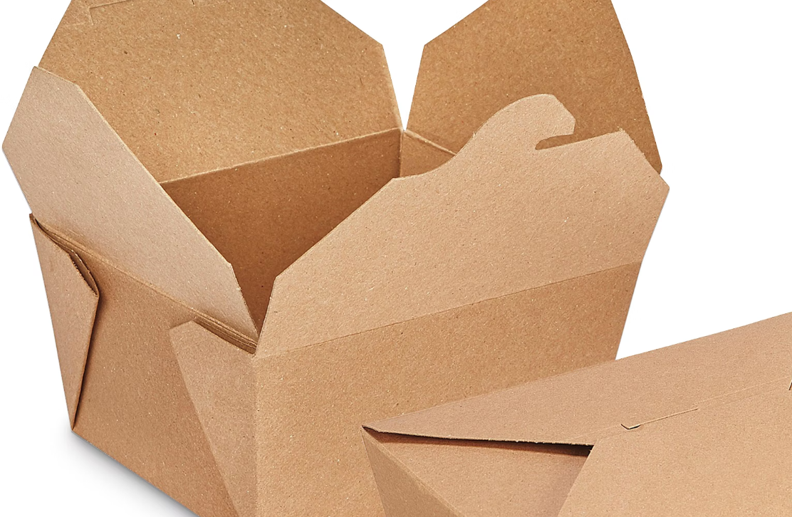 #1 Folding Paper take Out Container